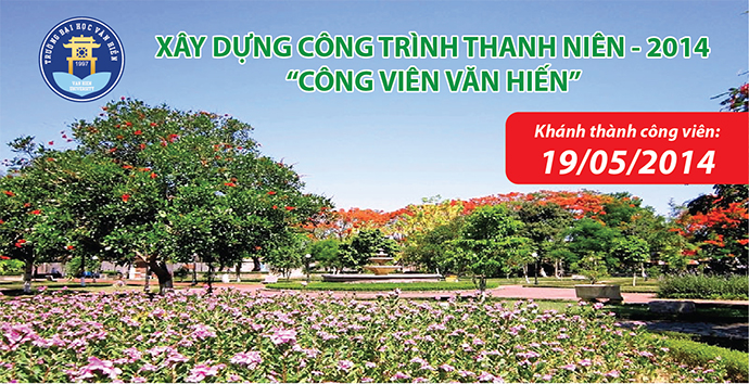 <a href=""><h2>Xây dựng công trình Thanh Niên-2014 - "Công viên Văn Hiến"</h2>
<p></p> </a>
