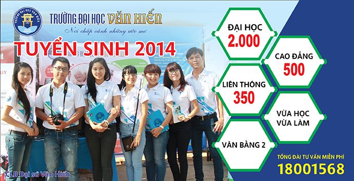<a href="http://tuyensinh.vhu.edu.vn/"><h2>Tuyển sinh 2014</h2>
<p>Các thông tin tuyển sinh 2014 - Trường Đại học Văn Hiến</p> </a>