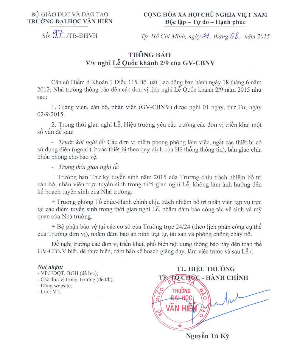 TB97vv nghi le