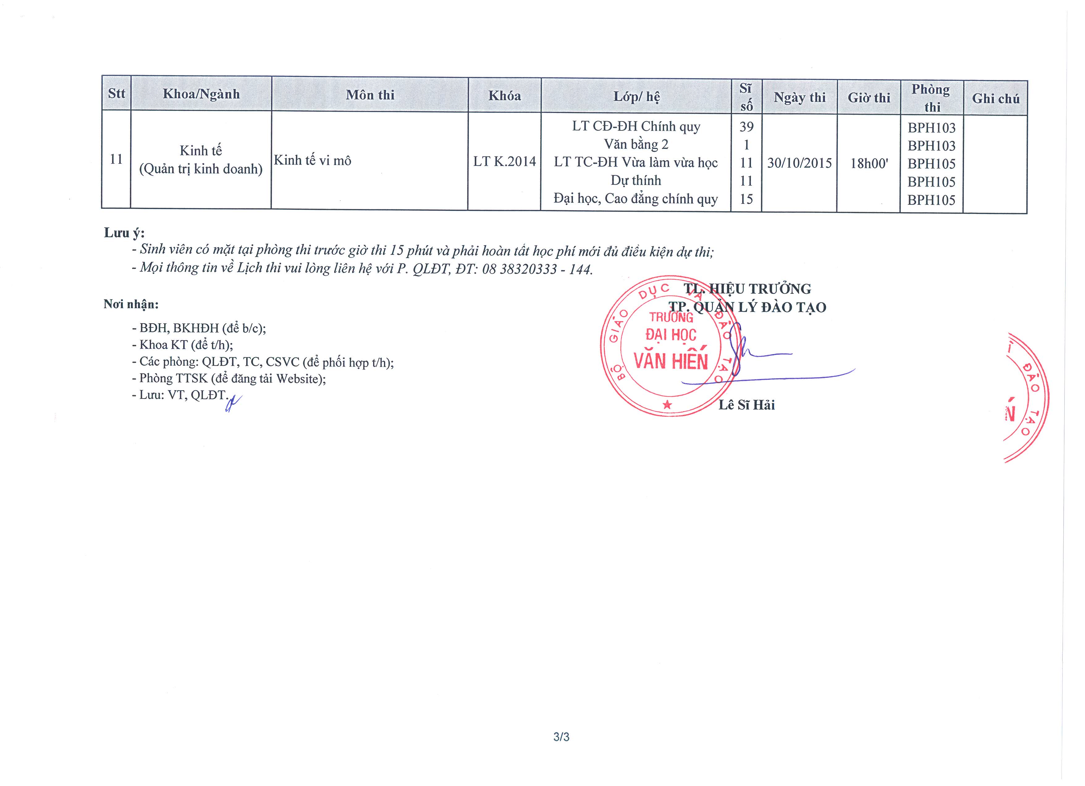 LT so 107 vv thi ket thuc hoc phan hoc ky 2 va tra no hoc phan (HK he) nam hoc 2014-2015 - Lan 1 ap dung cho SV Chinh quy Lien thong Van bang 2 Vua lam_Page_3
