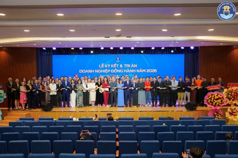 Lễ Ký kết & Tri ân Doanh nghiệp năm 2026: Kết nối nguồn lực, mở rộng cơ hội nghề nghiệp cho VHUers