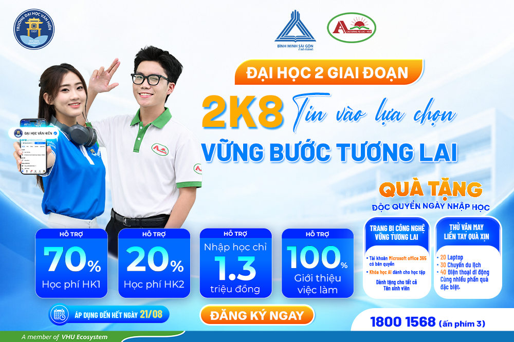 ĐẠI HỌC 2 GIAI ĐOẠN – LỘ TRÌNH CHỦ ĐỘNG CHO TƯƠNG LAI